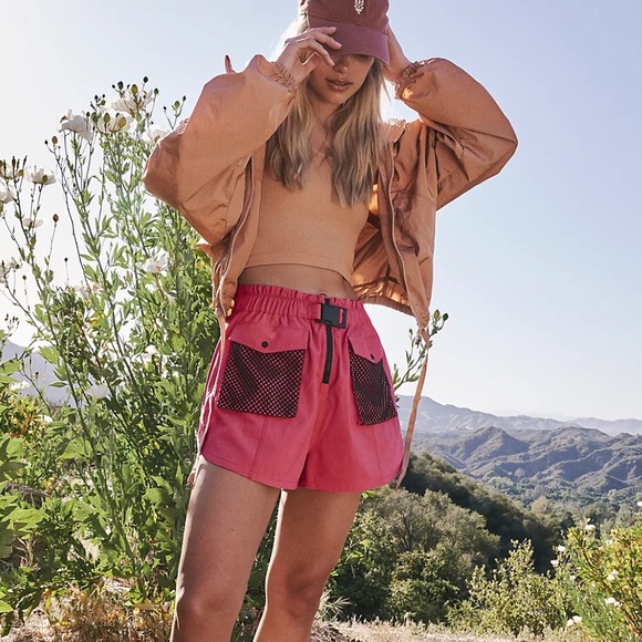 NWT Free People High Waist Adventure Shorts in Lovestruck SOLD OUT on FP Site! - Picture 1 of 7